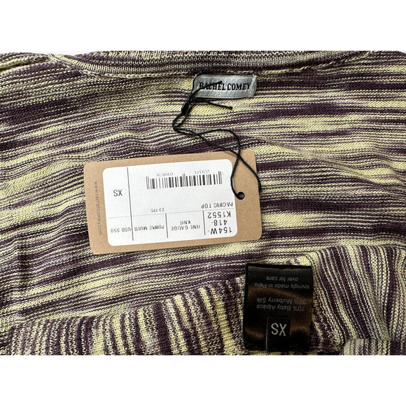 Rachel Comey Pacific Top XS Superfine Alpaca Silk Space Dyed Knit Tneck Sweater - Picture 10 of 16